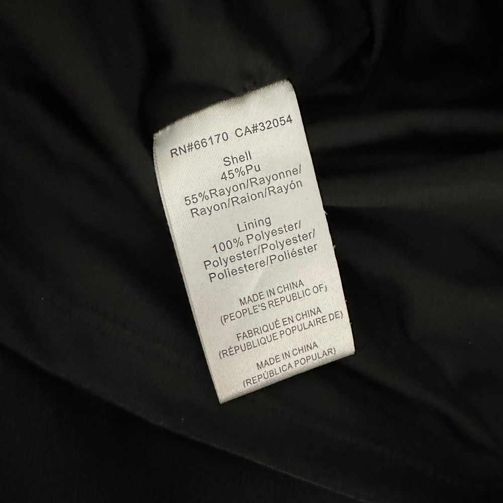 NWT Hutch Womens Faux Leather Strapless Sweetheart Mini Black Dress Size 10 - Picture 11 of 11